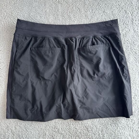 Athleta Brooklyn‎ Skort 16" Womens 16 Black Athletic Golf Casual Stretch - Picture 5 of 7